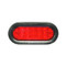 A.L. Lightech 6 in. Series 60 Red Oval LED Stop/Turn/Tail Light Kit 12V with Grommet Mount and Harness - 019-03-305