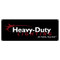 Heavy Duty Lighting 6 ft. Black Vinyl Banner - BANNER2B