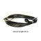 Truck-Lite 50 Series 14 Gauge 1 Plug LH Side 24 in. Turn Signal Harness with Straight PL-3 and Blunt Cut - 50343-0024