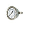 PIC 0-160 PSI Glycerine Filled Pressure Gauge 2 in. with Stainless Steel Case and 1/4 in. NPT Male - 203L-204F