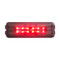 Heavy Duty Lighting 4 in. Rectangular Red with Clear Lens 2-Pin Clearance Marker 12 LED - HD40112RC