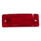 Heavy Duty Lighting 2in. x 6in. Red Reflex Auxiliary Turn / Clearance Marker Light - HD60010R-3