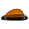 Heavy Duty Lighting Freightliner 2-Wire 15 LED Teardrop Side Marker Turn Light with Amber Lens - HD63015YSD-2CB