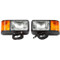 Truck-Lite 2 Bulb 4 x 6 In. Rectangular Universal Halogen Economy Snow Plow Light Kit 12V - 80888