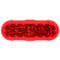 Truck-Lite 60 Series 26 Diode Red Oval LED Stop/Turn/Tail Light 12V with Fit N Forget S.S. - 60250R