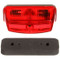 Truck-Lite 26 Series 1 Bulb Red Rectangular Incandescent Marker Clearance Light 12V with Bracket Mount - 26353R