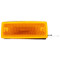 Truck-Lite 25 Series 3 Diode Yellow Rectangular LED Marker Clearance Light 12V with 2 Screw Flush Mount - 25750Y