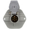 Truck-Lite 50 Series 20A 7 Split Pin Gray Plastic Surface Mount Receptacle - 50865