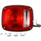 Signal-Stat Red/Clear Rectangular Incandescent Acrylic Universal Combo Box Light 12V - Bulk Pkg - 4027-3 by Truck-Lite