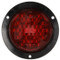 Truck-Lite  Super 44 42 Diode Red Round LED Stop/Turn/Tail Light Kit 12V with Black Flange Mount - 44026R