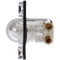 Truck-Lite 1 Bulb Clear Round Incandescent Courtesy Light Kit 12V with Clear 2 Screw Bracket Mount - 04115