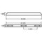 Truck-Lite 9 in. 35 Series 3 Lights Red Rectangular LED Identification Bar Light Kit 12V - 35741R