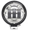 JW Speaker Model 6150 4 in. Round LED Fog Light 12V with Black Housing and Chrome Inner Bezel - 0547951