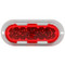 Truck-Lite 60 Series 26 Diode Red Oval LED Stop/Turn/Tail Light 12V with Gray Flange Mount - 60252R