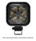 JW Speaker Model 832 4 in. x 4 in. Square LED Auxiliary Light 12-24V with Flood Beam Pattern - 1300181