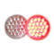 Truck-Lite 24 Diode 4 in. Round Stop/Turn/Tail LED Lamp in Red with Clear Lens - Bulk - 4051-3