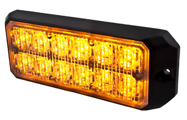 HELLA MST6 Mini LED Lighthead - 12/24V, 23 Flash Patterns, White, For Emergency & Warning Lights