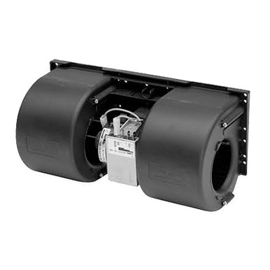 Red Dot 12V Dual Blower Motor Assembly with Resistor