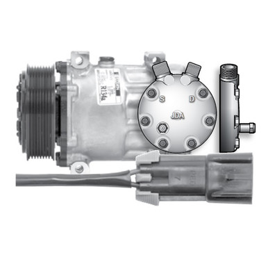 Sanden Compressor 75R84622 / RD-5-10738-0P by Red Dot