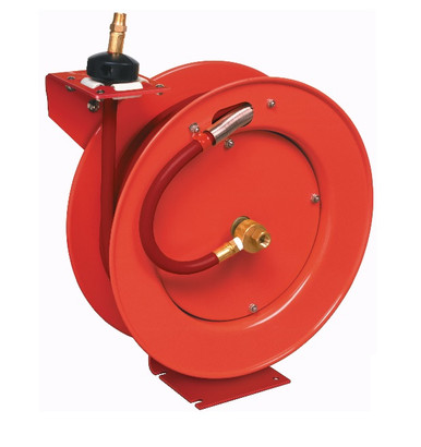 Lincoln Value Series Retractable Hose Reel with 1/4 in. NPT Inlet/Outlet  and 300 PSI Pressure - 83753