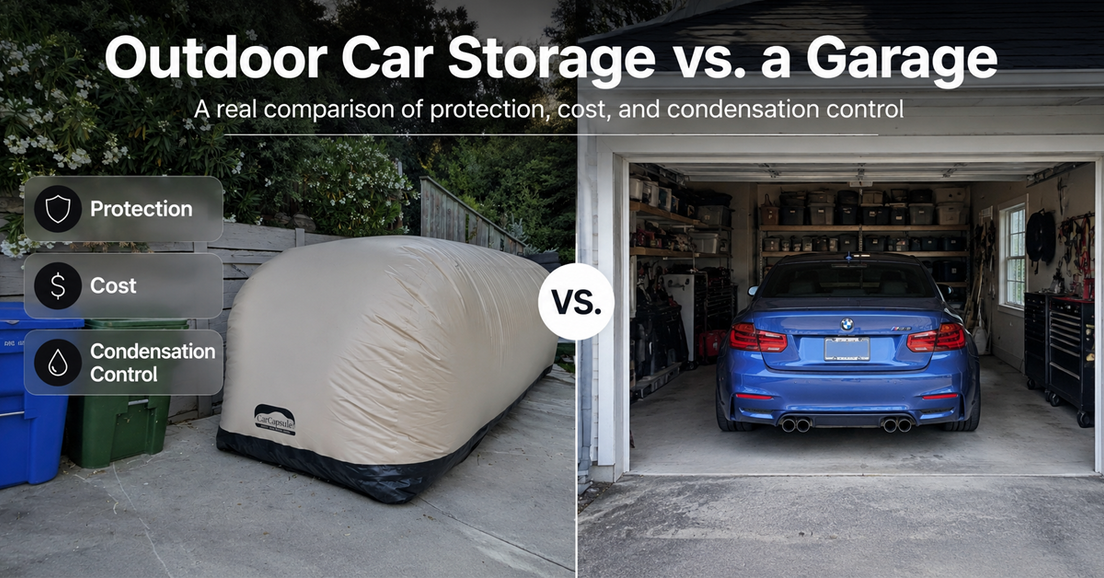 Outdoor Car Storage vs. a Garage: Which Actually Protects Your Vehicle Better?