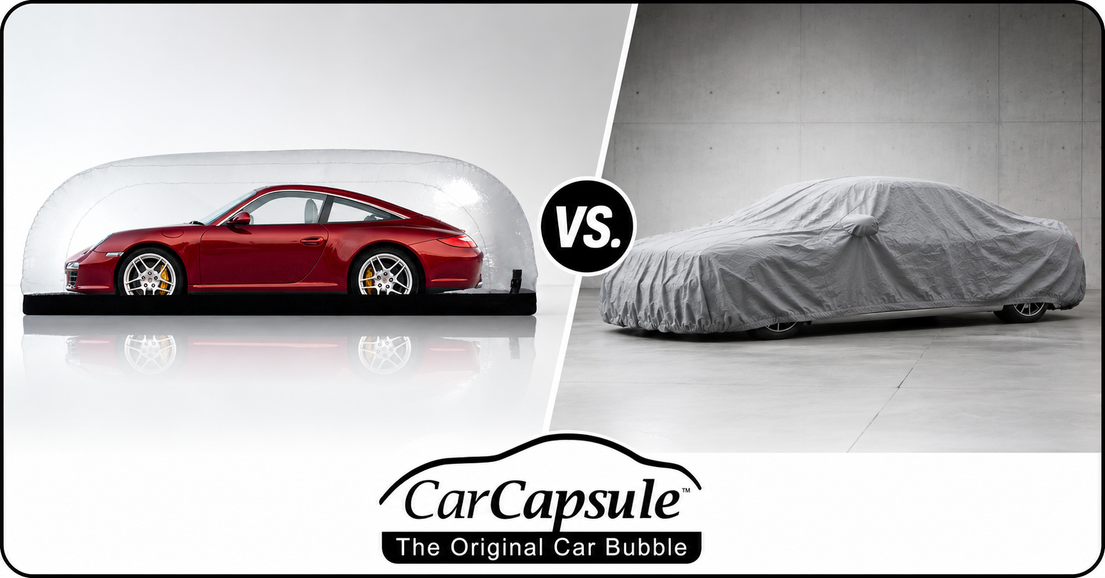 Inflatable Car Cover vs. Traditional Car Cover: Which One Actually Protects Your Paint?