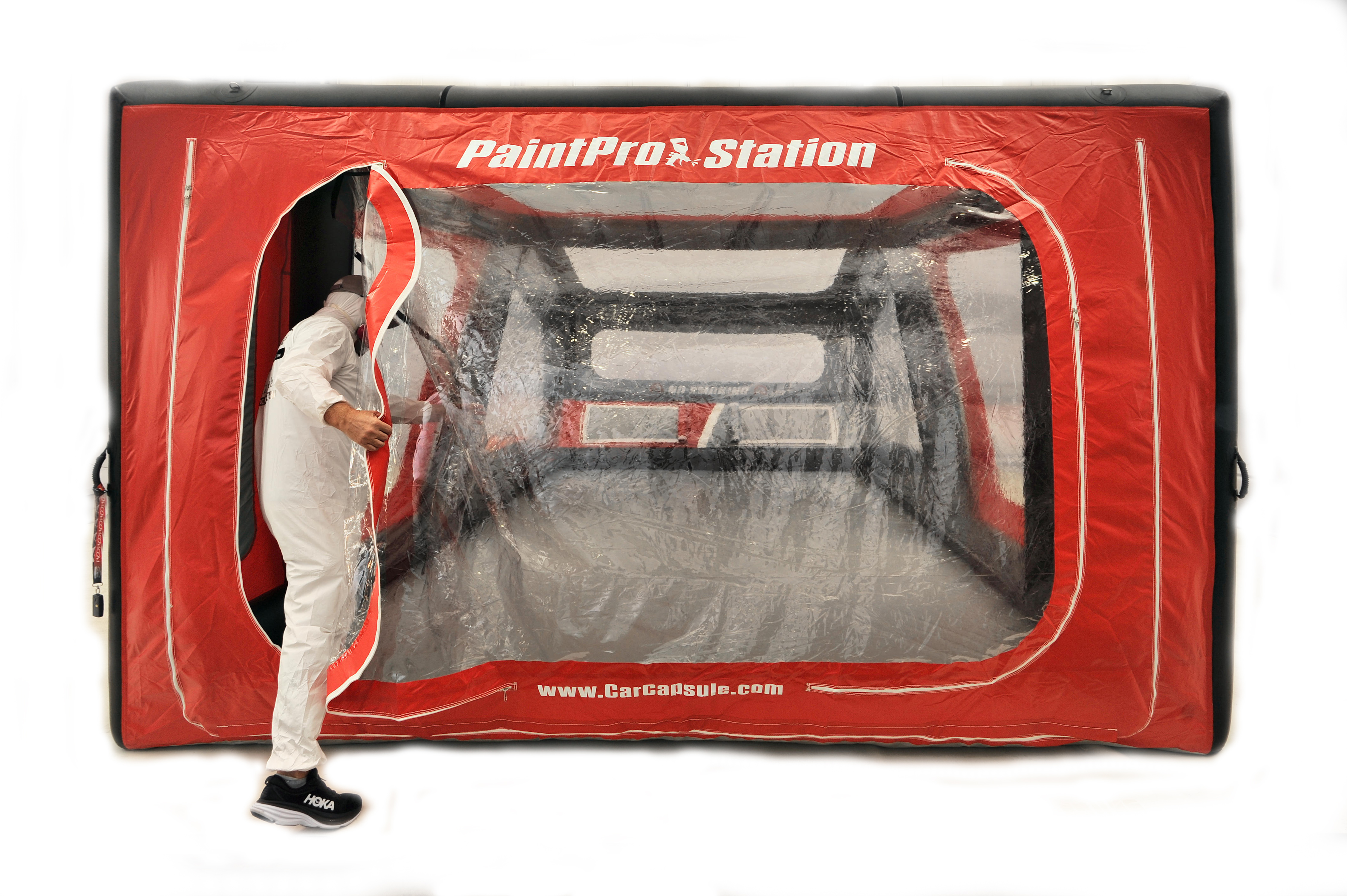usパップテント 26'x14'x10' Professional Grade Inflatable Paint Station - CarCapsule
