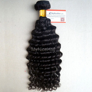 High Quality 1 Bundle Virgin Brazilian Human Hair Deep Curly Weave High Quality 1 Bundle Virgin Brazilian Human Hair Deep Curly Weave