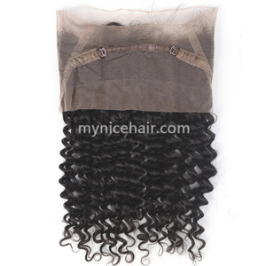 360 Lace Frontal Preplucked Deep Wave Unprocessed Virgin Human Hair 360 Lace Frontal Preplucked Deep Wave Unprocessed Virgin Human Hair