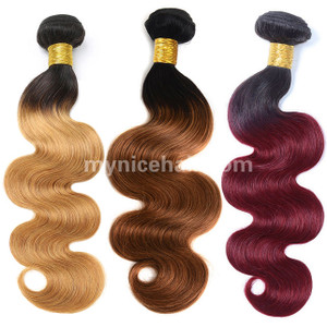 1 Bundle High Quality Ombre 1b/27 1b/30 1b/99j Body WavePure Human Hair 1 Bundle High Quality Ombre 1b/27 1b/30 1b/99j Body WavePure Human Hair