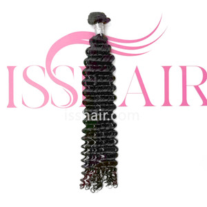 High Quality 1 Bundle Deep Wave Virgin Remy Human Hair Weave