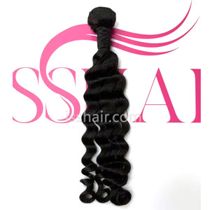 High Quality 1 Bundle Loose Deep Virgin Remy Human Hair Weave