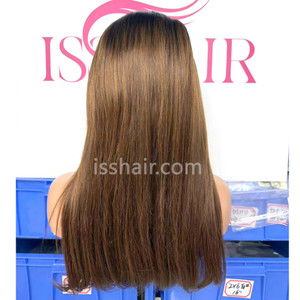 density 22inch Straight 4x4 Bob Remy Virgin Human Hair wig Colour 1b/4#