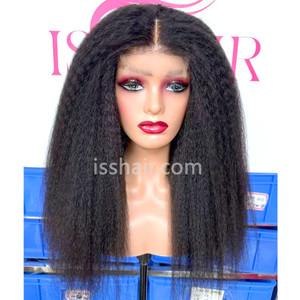 220% density Kinky Straight Remy Virgin Human Hair wig S M L XL cap sizes all available