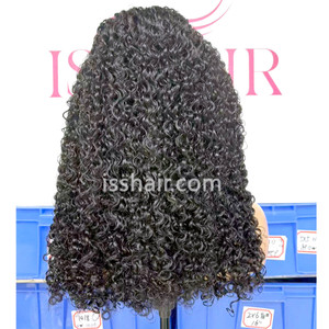 220% density 4x4 Burma Curly 20inch Bob Remy Virgin Human Hair wig