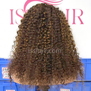 220% density highlights Deep Wave Remy Virgin Human Hair wig S M L XL cap sizes all available