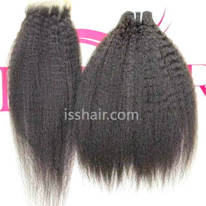 4X4 5x5 Closure Kinky Yaki Straight Virgin Remy Human hair HD & Transparent Available