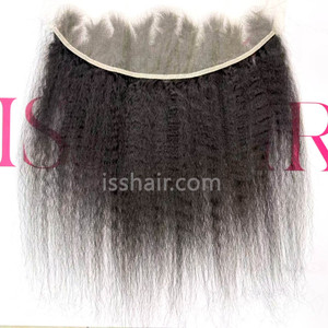 13x4 13x6 Frontal Kinky Yaki Straight Virgin Human Hair HD&Transparent Available