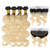 3 Bundles Top Best Quality  Ombre 1b/613#  Blonde Body Wave Virgin Hair