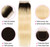 4X4 Pre-plucked Top Quality Ombre 1b/613#  Straight  Closure