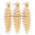 3 Bundles Top Best 613# Blonde Deep Wave Virgin Human Hair