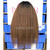 220% density HD 5X5 Kinky Straight 24inch Remy Virgin Human Hair wig Colour 1b/4#