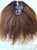 220% density HD 5X5 Kinky Straight 24inch Remy Virgin Human Hair wig Colour 1b/4#