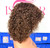 Water Wave fringe bangs short wig colour 4 brown