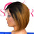 13x4 Top best quality chinese hair 220% denstiy short pixie wig ombre 1b/30 Only medium cap available.