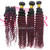 4X4 Closure Deep curly  Virgin Remy Human hair ombre 1b/99j only Transparent Available