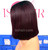 HD&Transparent 5X5 220% SDD Super double drawn bone straight 10inch Bob Ombre 1b/99j Virgin Human Hair wig