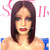 5X5 220% SDD Super double drawn bone straight 10inch Bob Burgundy Virgin Human Hair wig