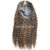 HD 5X5 180% density 24inch Water Wave Highlights 4&27 Remy Virgin Human Hair wig