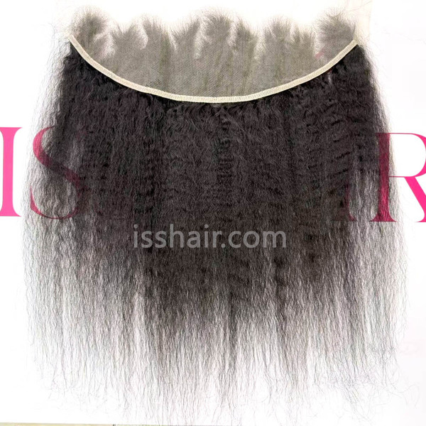 13x4 13x6 Frontal Kinky Yaki Straight Virgin Human Hair HD&Transparent Available